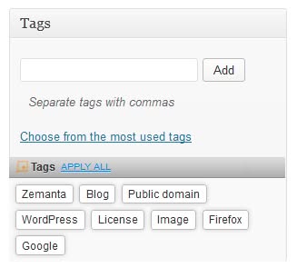zemanta tags